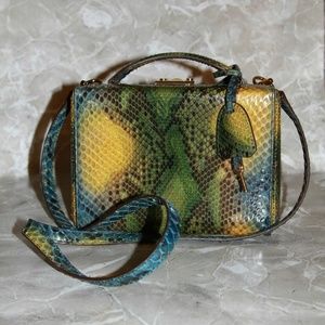 Mark Cross Grace Small Python Box Bag